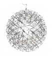 Modern suspension Adriana Chrome in steel