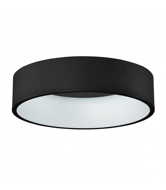 Plafonnier moderne Chiara Noir, aluminium