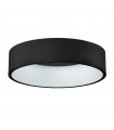 Plafonnier moderne Chiara Noir, aluminium