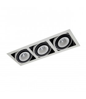 Alesso recessed ceiling light Matt white, black