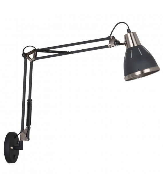 Industrial and retro wall lamp Vera Black