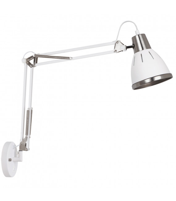 Industrial and retro wall lamp Vera white