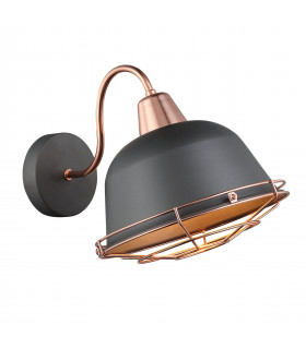 Applique industriale e retrò Annika Grey, rame