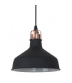 Modern hanging lamp Hooper Copper black, red