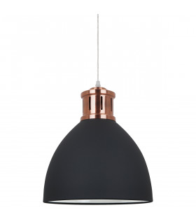 Industrial and retro suspension Lola Graphite, red copper