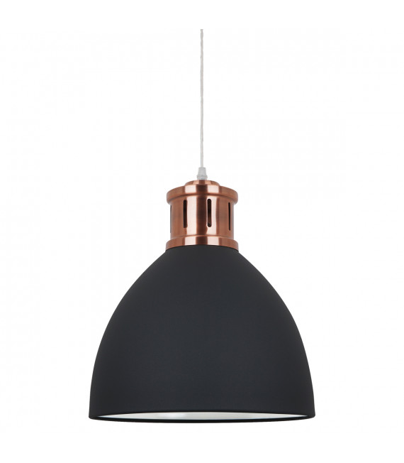 Industrial and retro suspension Lola Graphite, red copper