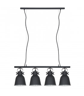 Scandinavian pendant light Lavare White in steel