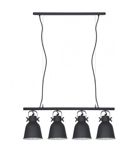 Lampada a sospensione scandinava Lavare White nera
