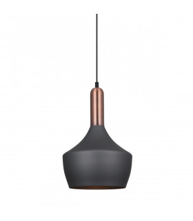 Suspension moderne Ophelia Gris, cuivre