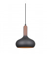 Modern hanging lamp Quesmo Grey, copper