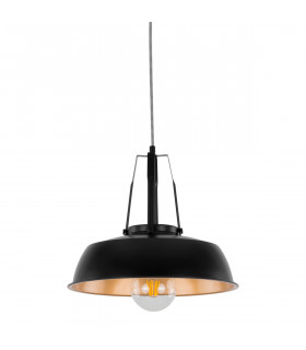Lámpara colgante moderna Paloma Black