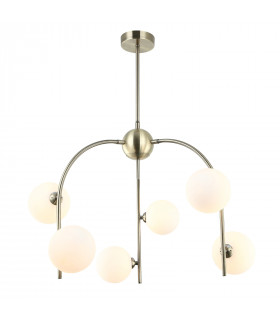 Moderna lampada a sospensione Celine bronzo antico