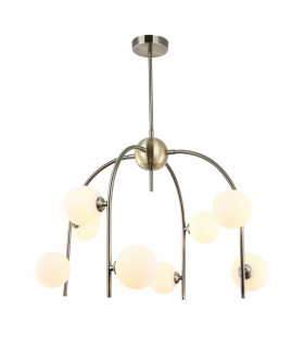 Moderna lampada a sospensione Celine bronzo antico