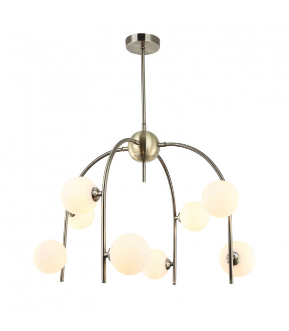Celine modern pendant lamp Antique bronze, glass and steel