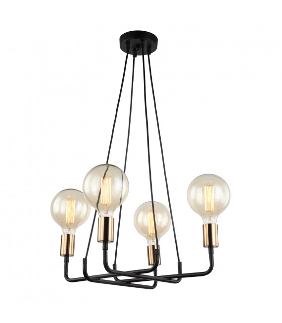 Suspension moderne Betty Marron noir