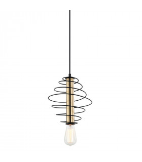 Suspension moderne Mirren Marron noir