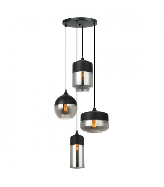 Moderne Pendelleuchte Molina Black