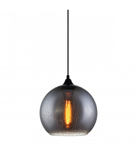 Suspension moderne Tabby Noir 1 ampoule