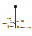 Modern pendant light Remdal Black, gold