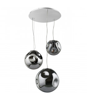Lampada a sospensione moderna Simao Chrome