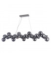 Modern suspension Cabella Chrome and smoked glass