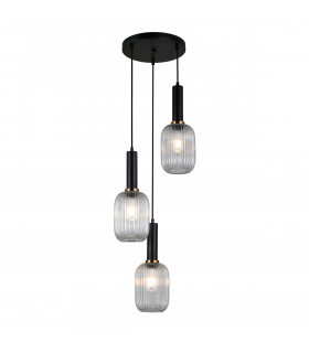 Moderne Pendelleuchte Antiola Black