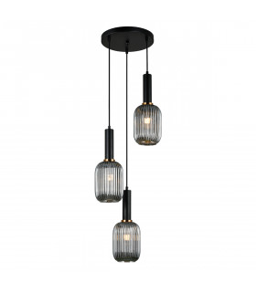 Lámpara colgante moderna Antiola Black