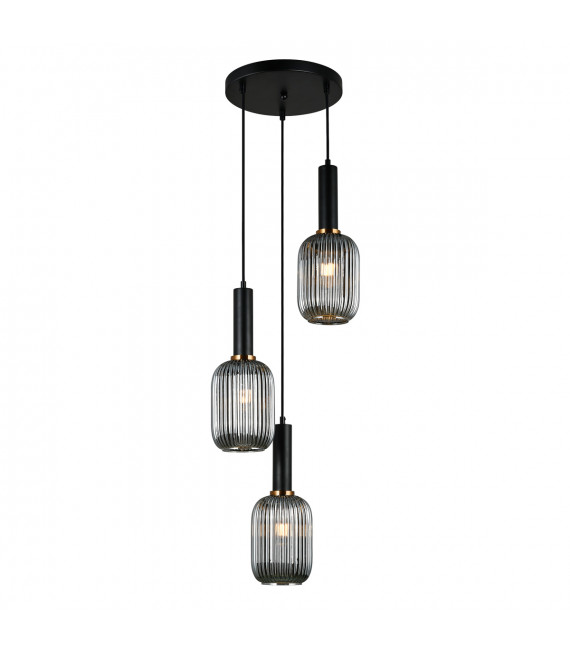 Lámpara colgante moderna Antiola Black