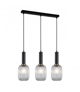 Lámpara colgante moderna Antiola Black