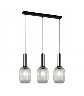 Moderne Pendelleuchte Antiola Satin Nickel
