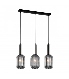 Moderne Pendelleuchte Antiola Satin Nickel