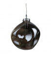 Suspension in Aldeia Chrome steel and smoked glass
