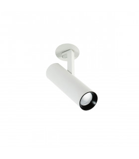 Plafoniera da incasso tecnica e moderna Bocca White 4000K White black