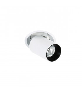 Technical and modern recessed ceiling light Merge 4000K White black
