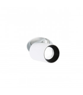 Plafonnier encastrable technique et moderne Gemma Trimless 3000K Blanc noir