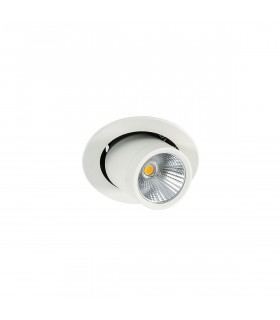 Technical and modern recessed ceiling light Zotta 3000K White black