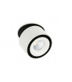 Technical and modern recessed ceiling light Sevilla Round Recessed 3000K White black