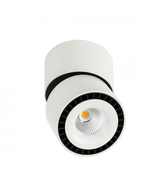 Spot técnico y moderno techo Sevilla Round Ceiling 4000K Blanco negro