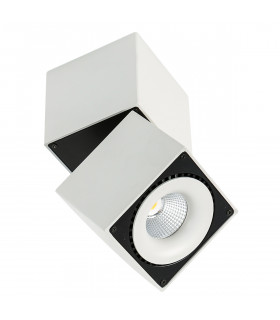 Soffitto spot tecnico e moderno Sevilla Square Soffitto 3000K Bianco nero