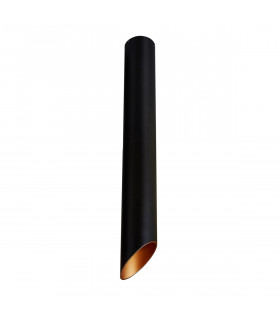 Technical and modern spot ceiling light Argon Black, gold
