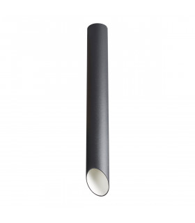 Technical and modern spot ceiling light Argon White black