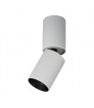 Plafonnier spot technique et moderne Lunaro Blanc noir