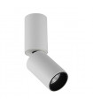 Technical and modern spot ceiling light Lunaro White and black