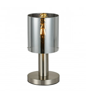 Lampada da scrivania moderna Sardo Nickel Satinato