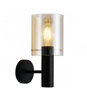 Modern wall lamp Sardo Black