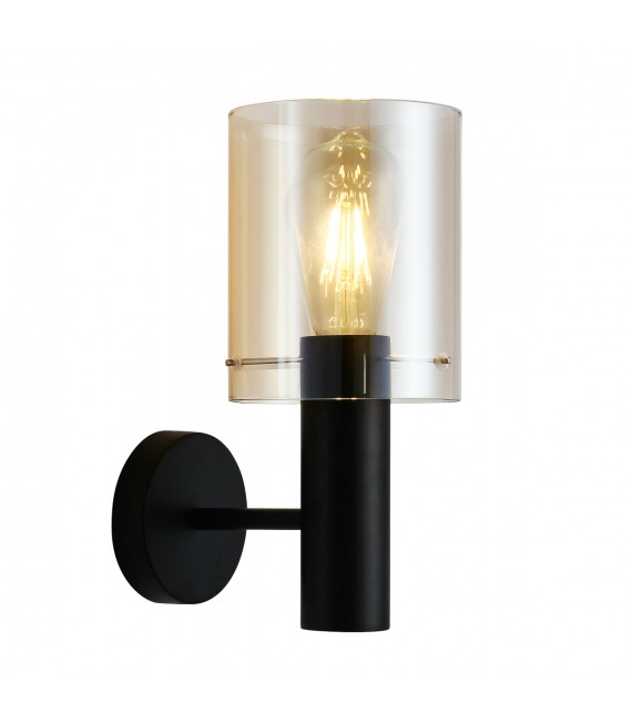 Lámpara de pared moderna Sardo Black