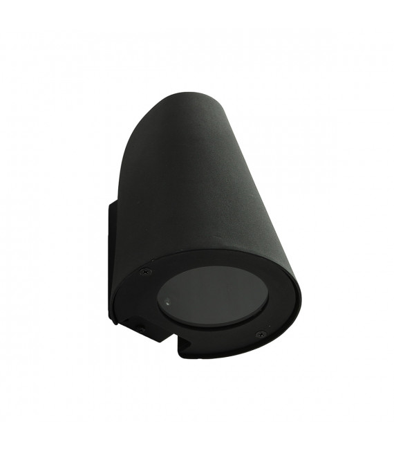 Modern garden wall light Alba Black Black