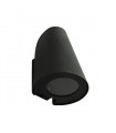 Modern garden wall light Alba Black Black
