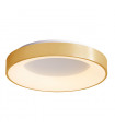 Modern ceiling light Giulia, aluminum and brushed gold