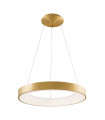 Suspension Giulia Brushed gold and white